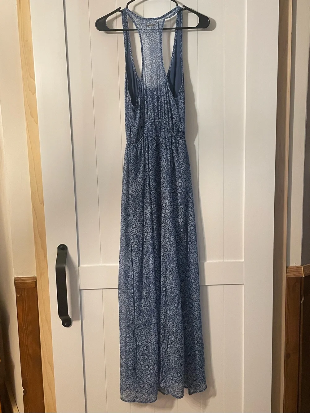 Blue Floral Maxi Dress - Abercrombie & Fitch